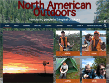 Tablet Screenshot of northamericanoutdoors.org